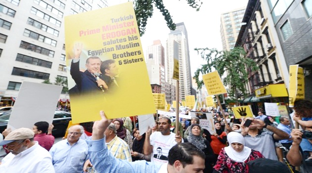 New York'ta katliamları protesto ettiler