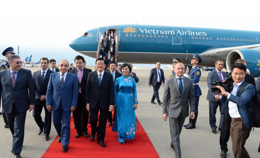 Vietnam Cumhurbaşkanı Azerbaycan'da