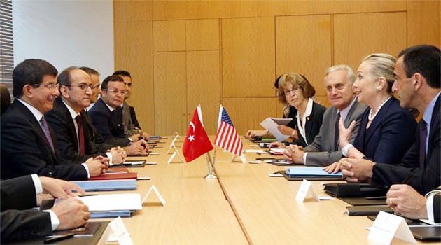 Davutoğlu, Clinton ile görüştü