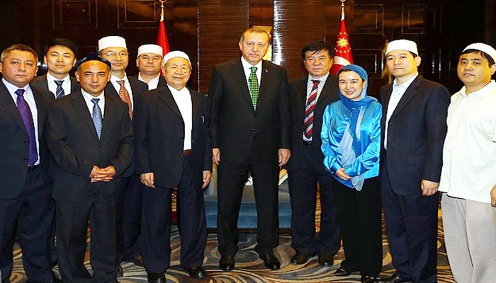 Erdoğan Çin İslam Cemiyeti temsilcilerini kabul etti