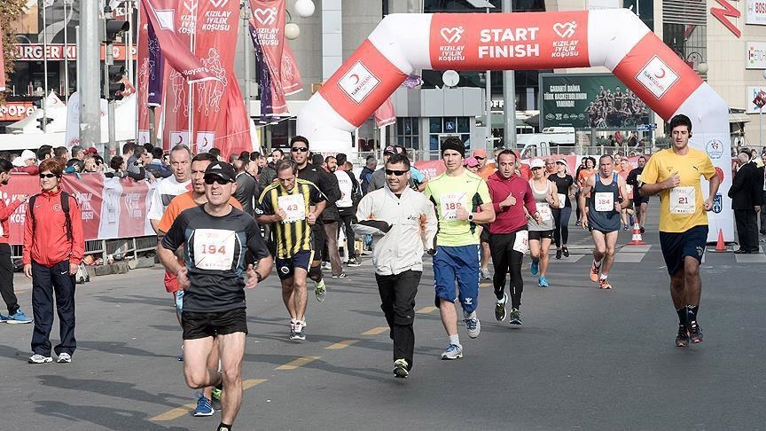 'Kızılay İyilik Koşusu' yapıldı