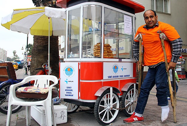 "Simit arabası" hayatını değiştirdi