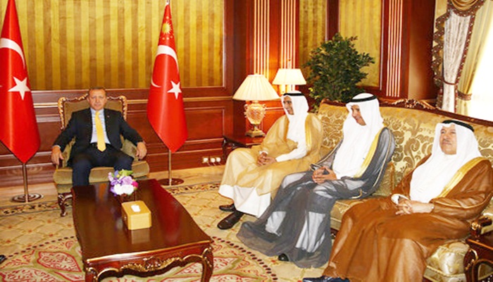 Cumhurbaşkanı Erdoğan, Kuveytli iş adamları ile bir araya geldi