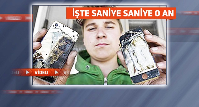 iPhone 4S cepte patladı
