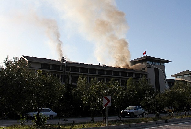Antalya'da 5 yıldızlı otelde yangın