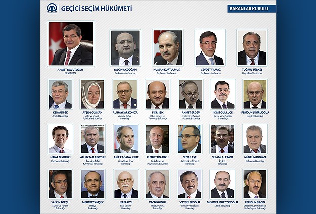 İşte yeni kabinenin üyeleri