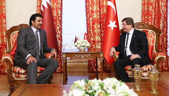 Başbakan Davutoğlu Katar Emiri ile görüştü