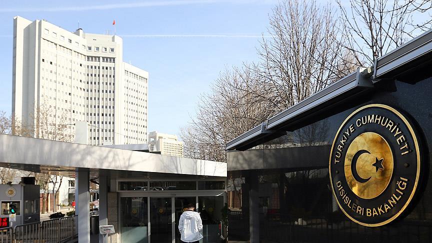 Dışişlerinden Yunan Bakan Kocias'a tepki