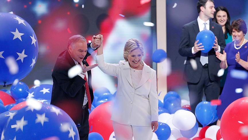 Hillary Clinton Demokrat Parti adaylığını kabul etti