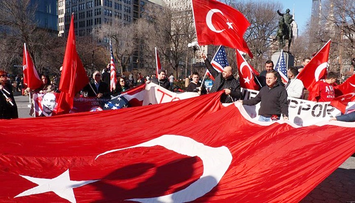 New York'ta 'Şehidine Sahip Çık' mitingi