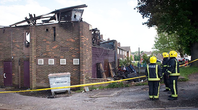 Londra'daki yatılı İslam okulunda yangın