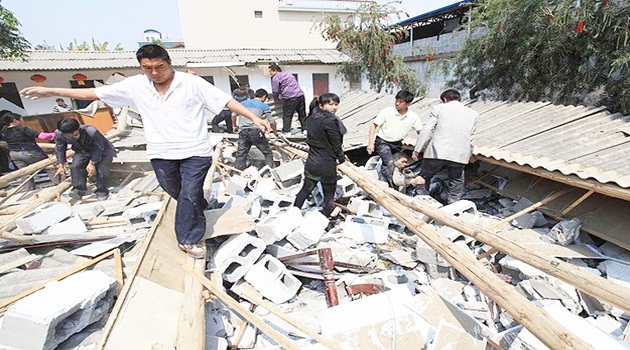 Çin'de 6,6'lık deprem