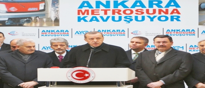 Erdoğan, Başkent-Sincan metro hattının test sürüşüne katıldı, açılış ocakta