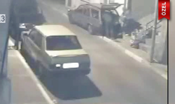 Etek hırsızları kamerada