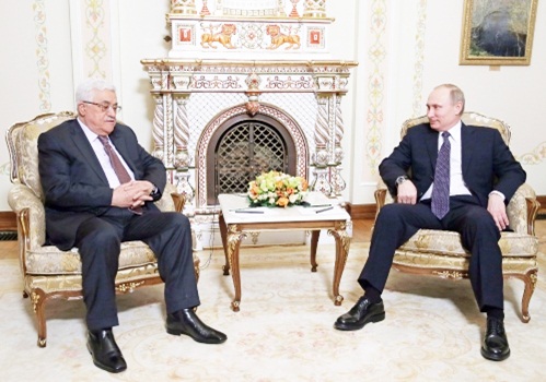 Abbas, Putin'le görüştü; Rusya'nın Ortadoğu'daki merkezi rolüne destek