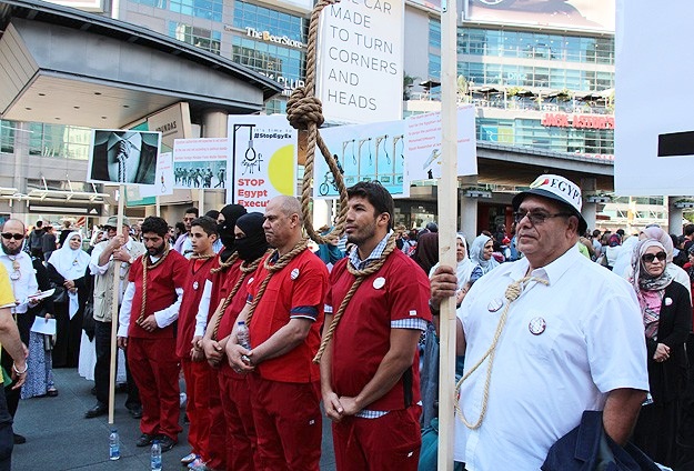 İdamlara karşı "sessiz" protesto