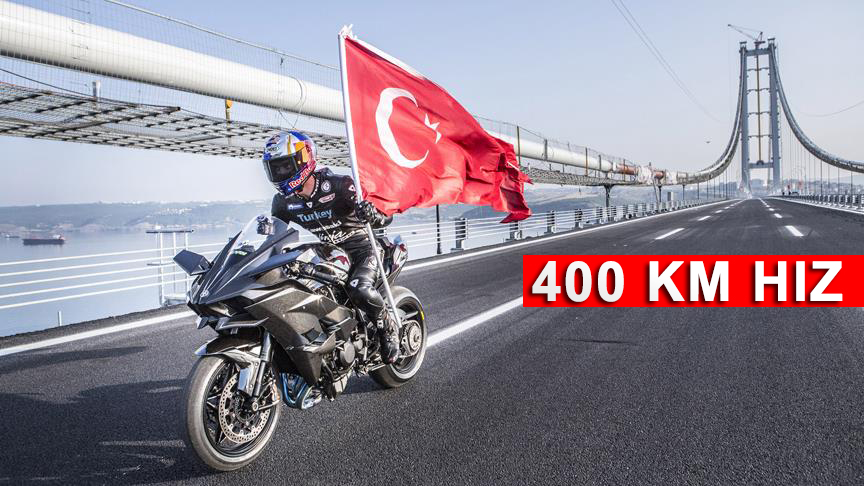 Kenan Sofuoğlu, Osmangazi Köprüsü'nden 'hızlı' geçti