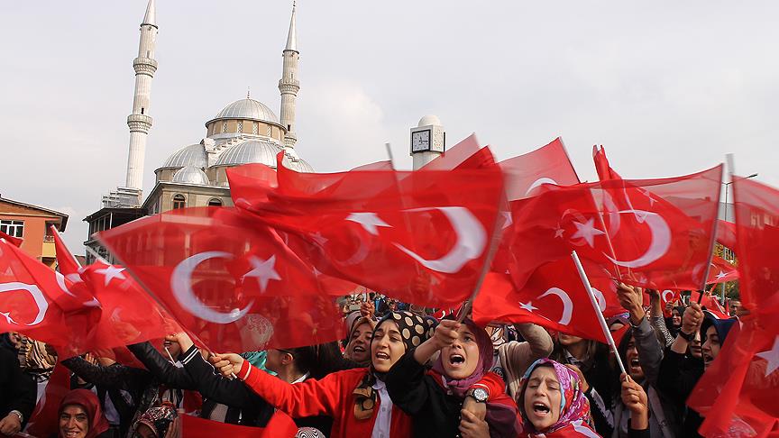 Bingöl'de 'Teröre lanet' mitingi