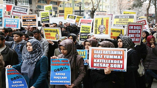 Diyarbakır'da "Yermuk" protestosu