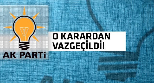 AK Parti kulislerini hareketlendiren gelişme