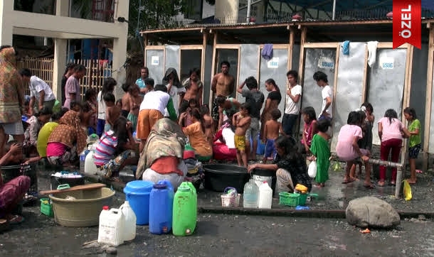 Filipinler'in Zamboanga şehrindeki mültecilerin büyük dramı