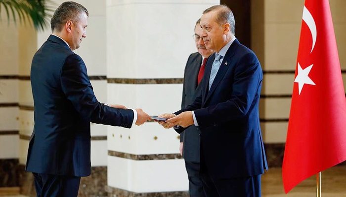 Cumhurbaşkanı Erdoğan Romanya'nın Ankara Büyükelçisi Şopanda'yı kabul etti