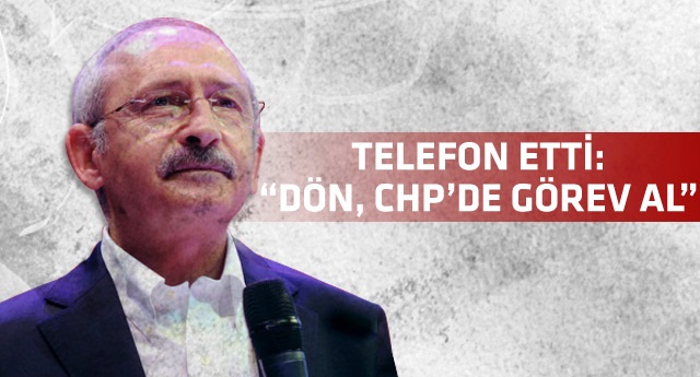 Kılıçdaroğlu'ndan Kemal Derviş'e davet