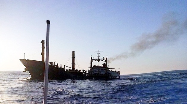 Akdeniz'de kuru yük gemisi battı