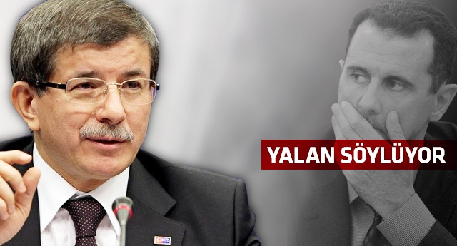 Davutoğlu'ndan Esed'e sert mesaj!