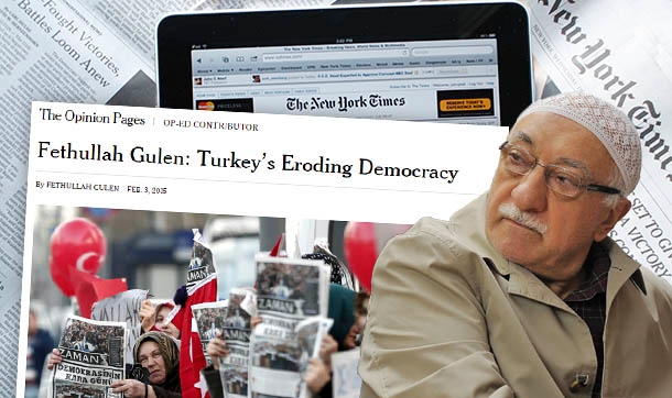Gülen, NYT için 'Türkiye'nin Eriyen Demokrasisi' başlıklı makale yazdı