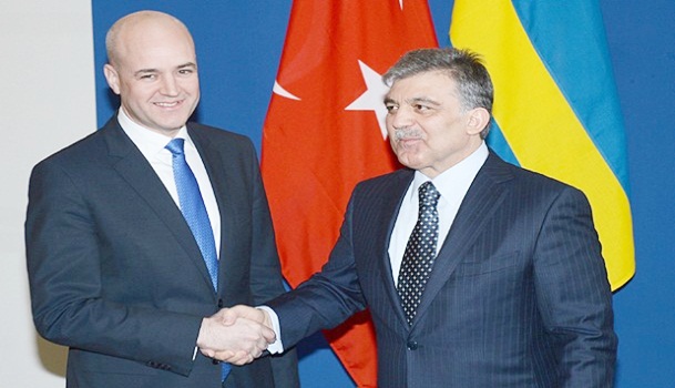 Cumhurbaşkanı Gül Reinfeldt ile görüştü