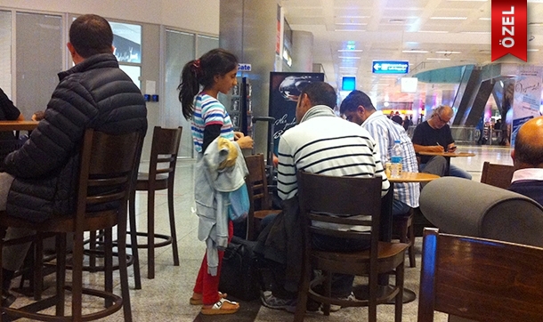 Dilencilerin yeni hedefi havalimanı oldu