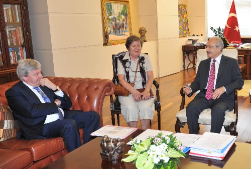 Kılıçdaroğlu, Başbakan Yardımcısı Marcourt ile görüştü