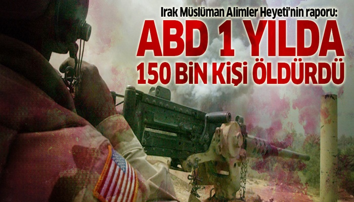 ABD 1 yılda 150 bin kişi öldürdü