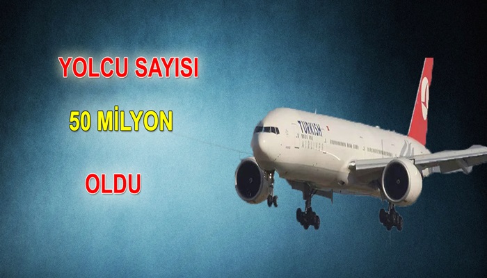 Türk Hava Yolları'nın Yolcu Sayısında Artış