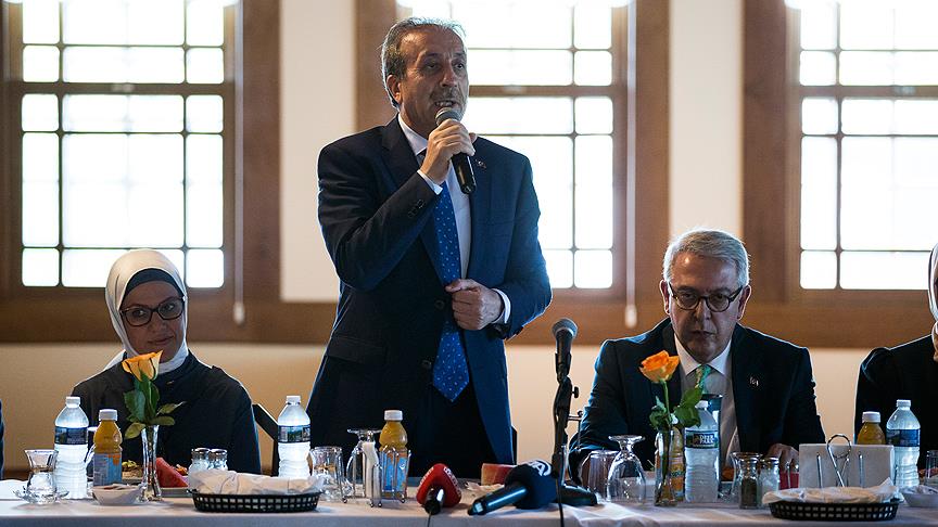 Mehdi Eker: ABD'de FETÖ başta olmak üzere birtakım şer unsurlar Türkiye aleyhine çalışıyor