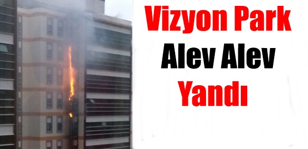 İstanbul Vizyon Park'ta yangın, insanlar mahsur kaldı