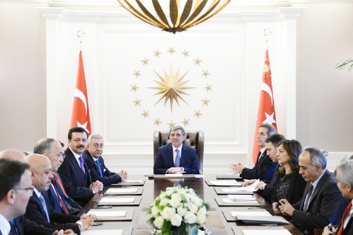 Cumhurbaşkanı Gül, Türkiye AB-KİK heyetini kabul etti