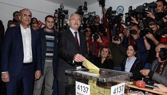 CHP lideri Kemal Kılıçdaroğlu oyunu kullandı