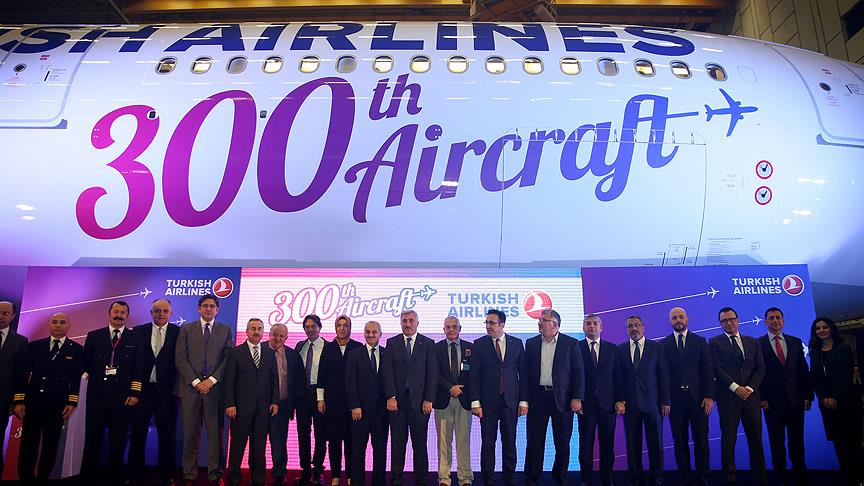 THY filosuna 300. uçağı kattı