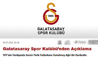 Galatasaray: TFF'nin yanlışında ısrarı Türk futboluna vurulmuş ağır bir darbedir