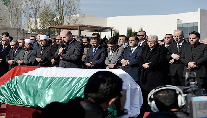 Filistinli Bakan son yolculuğuna uğurlandı