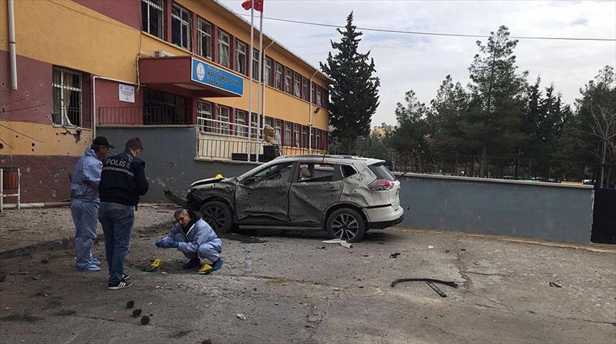 Kilis'te okul bahçesinde patlama: 1 ölü, 1 yaralı