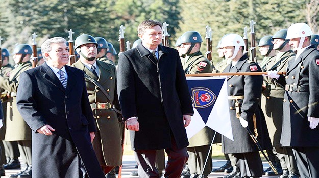 Slovenya Cumhurbaşkanı Pahor Ankara'da