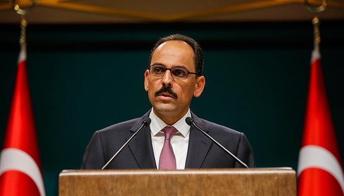 Cumhurbaşkanlığı Sözcüsü Kalın: Şehit Halisdemir'in ailesine dava açılmamıştır
