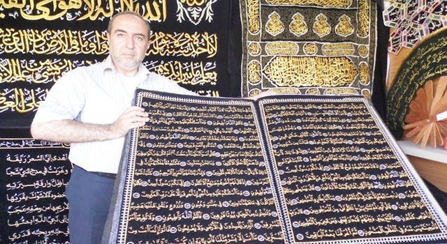 12 yılda iple yazdığı Kur'an-ı Kerim, Guinness rekorlar kitabına girecek