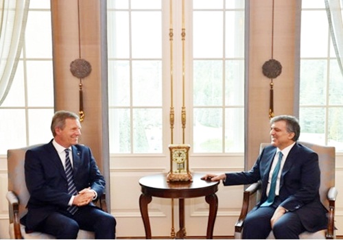 Almanya'nın eski Cumhurbaşkanı Wulff, Çankaya Köşkü'nde