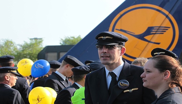 Lufthansa'daki grev sebebiyle bin 450 uçuş yapılamayacak