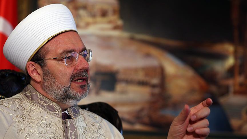 Diyanet İşleri Başkanı Görmez: Cinayet şebekelerinden kurtuluş yollarını masaya yatırmalıyız