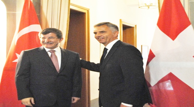 Davutoğlu, Ermenistan ile imzalanan protokollerin 4. yılında Bern'de